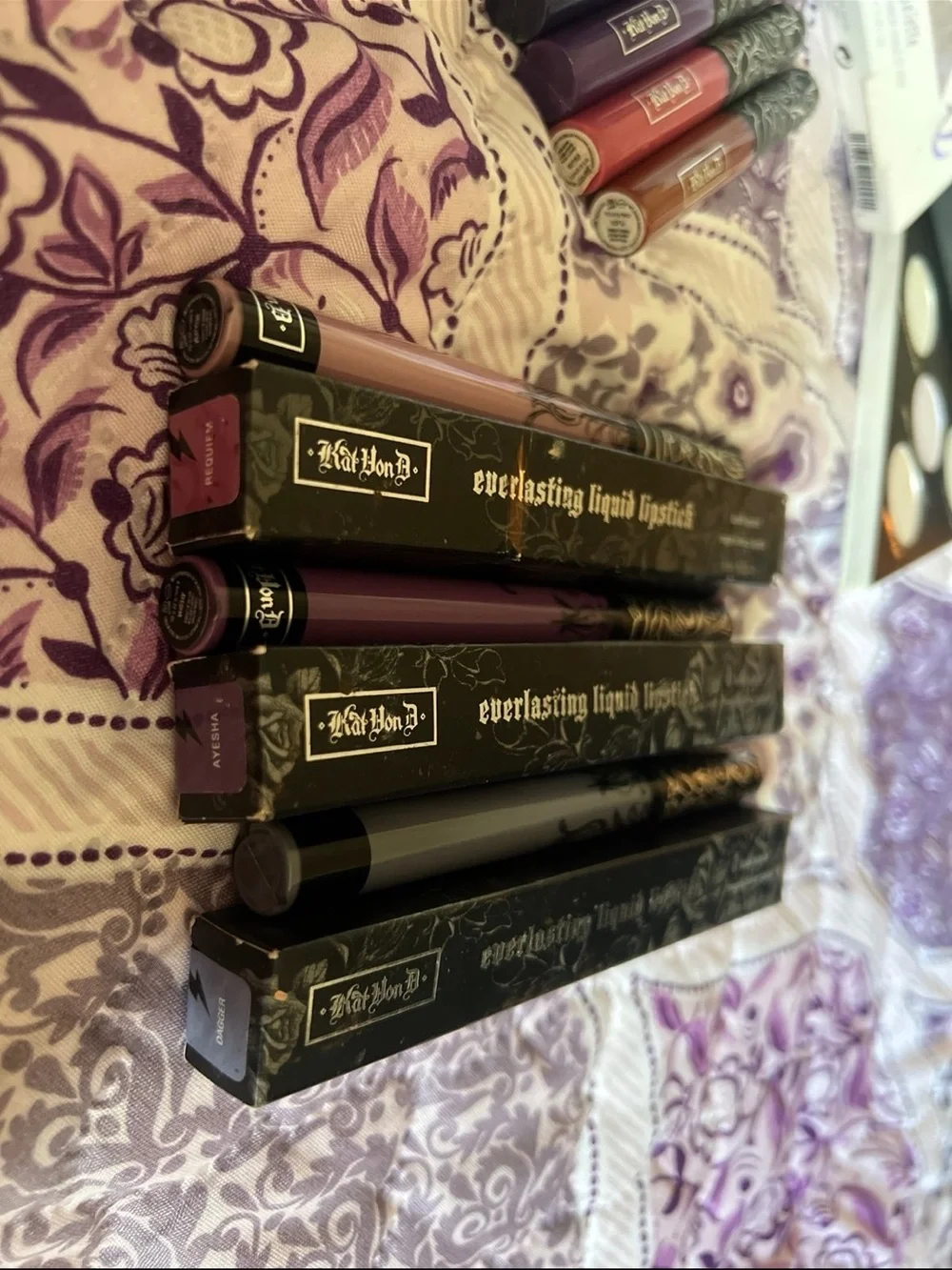 Kat Von D Everlasting Liquid Lipstick & Alchemist Palette Bundle